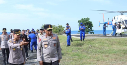 Pantau Arus Balik dari Udara, Kapolda Jatim : “Alhamdulillah Berjalan Lancar"