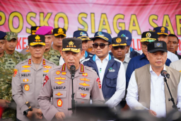 Kapolri Sebut Jumlah Kecelakaan Selama Lebaran 2026 Turun 7,8 Persen.
