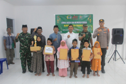 Semarak Ramadhan, Kodim 0806/Trenggalek Gelar Lomba Adzan dan Alquran Untuk Anak Usia Dini