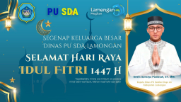 Marhaban Yaromadon Segenap Keluarga Besar Dinas PU SDA Lamongan