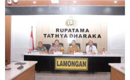 Gelar Rapat Kesiapan Operasi Ketupat Semeru Forkopimda Lamongan Sinergitas