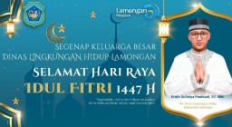 Marhaban Yaromadon Segenap Keluarga Besar Dinas Lingkungan Hidup Lamongan