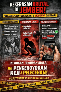 Kejam dan Tak Berperikemanusiaan! MAKI Jatim Desak Pelaku Bullying Diburu dan Diadili Tanpa Ampun