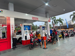 Polres Madiun Kota Pastikan Stok BBM di SPBU Aman dan Belum Ada Kenaikan Harga