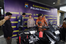 Polres Bojonegoro Ungkap Dua Kasus Curanmor, Dua Tersangka Diamankan*