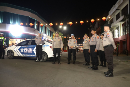 Polres Pelabuhan Tanjung Perak Gelar Patroli Skala Besar, Antisipasi Kejahatan hingga Balap Liar