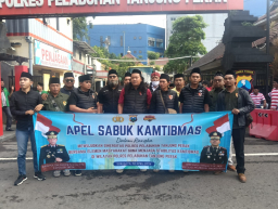 Perkuat Sinergi, Polres Pelabuhan Tanjung Perak Libatkan Elemen Masyarakat dalam Apel Sabuk Kamtibmas di Polda Jatim