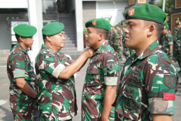 25 Personel Kodim 0808/Blitar Naik Pangkat, Wujud Apresiasi Dan Tuntutan Profesionalisme