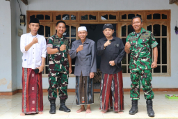 Kunjungi Pesantren, Dandim 0806/Trenggalek Perkuat Hubungan Harmonis dengan Ulama