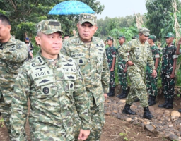 Tinjau Yon TP 933/Macan Wilis, Pangdam Rudy Tegaskan Standar Makanan untuk Kesehatan Prajurit