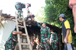 Kodim 0806/Trenggalek Mulai Renovasi 9 Rumah Tidak Layak Huni di Gandusari