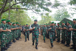 Pangdam V/Brawijaya Pastikan Pembangunan Yonif TP 932/SB Berjalan Tepat Waktu