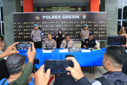 Polres Gresik Ungkap Jaringan Narkoba Lintas Kota, 4 Tersangka Diamankan