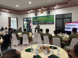 Kodim Tulungagung Terima Bimtek Pusterad, Perkuat Kesiapan Pembentukan Kompi Produksi