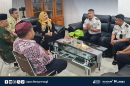 Lapas Banyuwangi Sinergi dengan Dinas Perpustakaan dan Kearsipan, Tingkatkan Kualitas Pembinaan dan Pengelolaan Data