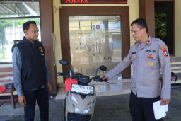 Respon Cepat Polsek Kenjeran Amankan Pelaku Curanmor di Kedinding Lor, Dari Amukan Masa.
