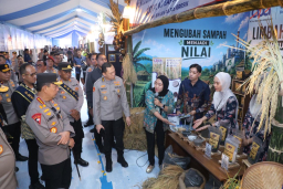 UMKM Binaan Polres Gresik Olah Limbah Pertanian Tembus Pasar Mancanegara