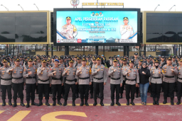 Polresta Sidoarjo Siagakan 1.140 Personel Layanan Pengamanan Pilkades Serentak di 80 Desa