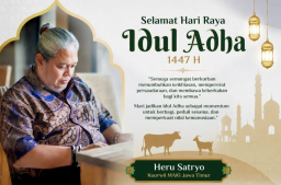Heru Satryo Ajak Masyarakat Jadikan Idul Adha Momentum Kepedulian dan Persaudaraan