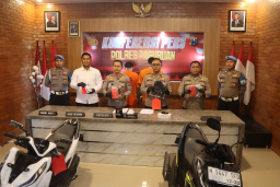 Polres Pasuruan Ungkap 3 Kasus Kejahatan Jalanan, Tersangka Begal Diamankan