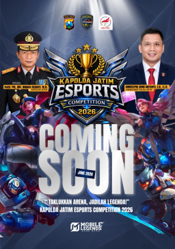Sambut Hari Bhayangkara ke - 80 Polda Jatim Gelar Turnamen Esport untuk Umum