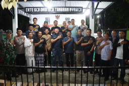 *Polres Magetan Maksimalkan Satkamling, Ronda Malam Jaga Lingkungan*
