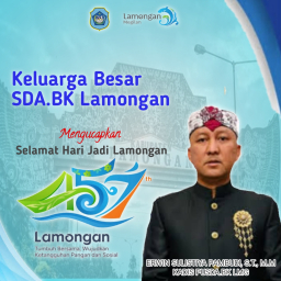Selamat Hari jadi Lamongan Kluarga Besar SDA.BK Lamongan