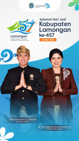 Selamat Hari jadi Lamongan Ke-457 Segenap Keluarga Besar Wakil Bupati Lamongan
