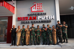 Optimalkan Pembangunan Daerah Pangdam V/Brawijaya Tinjau Proyek Jembatan Perintis Garuda Dan Gerai KDKMP Blitar