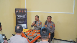 Beri Arahan Internal, Kapolres Pasuruan Minta Penyidik Jaga Integritas dan Patuhi SOP