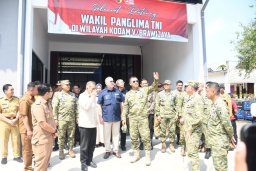 Dampingi Wapang TNI, Danrem Untoro Pastikan Percepatan KDKMP di Wilayahnya