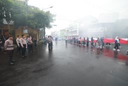 Polda Jatim Apresiasi Elemen Pekerja dan Mahasiswa,May Day di Jawa Timur Tertib dan Damai