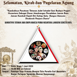 1 Juni 2026, SUPONO Gelar Selamatan Kirab dan Pagelaran Agung di Banyuwangi