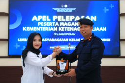 Pelepasan Magang Hub Kemenaker Batch 2, Kalapas Banyuwangi Sampaikan Apresiasi Tinggi
