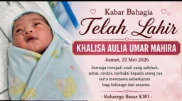 Kabar Bahagia Ketua Umum KWI Umar Hayat Dikaruniai Putri Cantik Dan Sehat