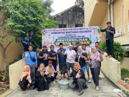 KWI dan Gabungan Media Online Kolaborasi Gelar Penyembelihan Hewan Kurban, Wujud Kepedulian dan Kebersamaan