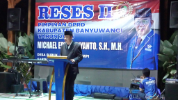 Reses II Pimpinan DPRD Banyuwangi Tahun 2026, Michael Edy Hariyanto Serap Aspirasi Warga di Desa Bubuk