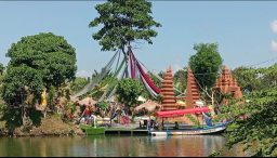 Kunjungi Nasional Televisi dan Wisata Pancoran Water Park, Rombongan Wartawan Terpesona Keindahan Danau Tujuh Bidadari