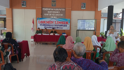 Puskesmas Wonosobo Srono Gelar Lokakarya Mini Lintas Sektor, Bahas Kesehatan Remaja, Ibu Hamil, dan Anak