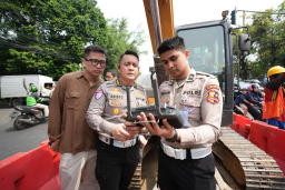 ETLE Drone Pantau Pelanggaran Lalu Lintas dari Udara Tanpa Mengganggu Aktivitas Masyarakat