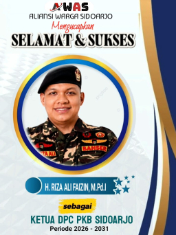 H. RIZZA ALI FAIZIN TERPILIH PIMPIN DPC PKB SIDOARJO, SIAP PERKUAT SOLIDITAS DAN PENGABDIAN UNTUK MASYARAKAT