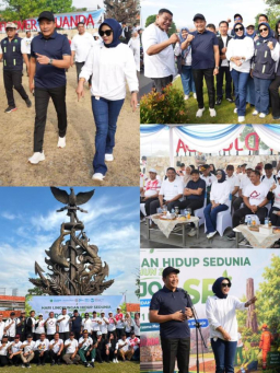 Bupati dan Wakil Bupati Sidoarjo Kompak Tanam Pohon