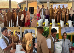 Wabup Sidoarjo Salurkan Bantuan Pangan Untuk 1.600 KPM di Kecamatan Wonoayu