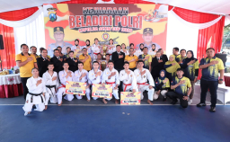Kejuaraan Beladiri Polri Piala Kapolda Jatim 2026 Sambut Hari Bhayangkara ke 80, Polres Kediri Raih Gelar Juara