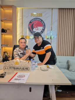 Penasehat KWI Abah Samsul Bersilaturahmi Dengan Kasat Resnarkoba Polres Tanjung Perak Membahas Dampak Bahaya Narkoba