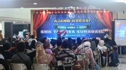 Semarak Penuh Haru, SMK Triyasa Surabaya Lepas 65 Purna Siswa di Kaza Mall: lebih dari 50% Lulusan Langsung Terserap Ind