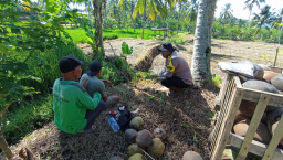 Kawal Asta Cita Presiden, Polsek Senduro Turun ke Sawah Dampingi Petani Lumajang