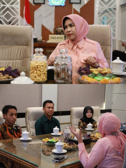 Wabup Mimik Apresiasi Tiga Pelajar Sidoarjo Usung Gerakan Tukar Sampah Jadi Bibit