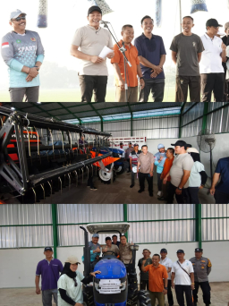 Bupati Subandi Serahkan Bantuan Alsintan kepada Petani