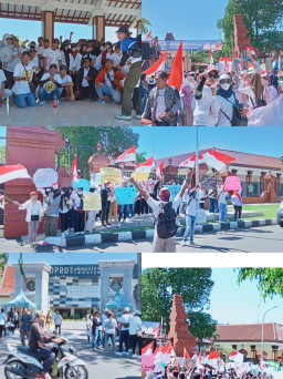 Ribuan Massa Di Sidoarjo Dukung Keberlanjutan Program MBG